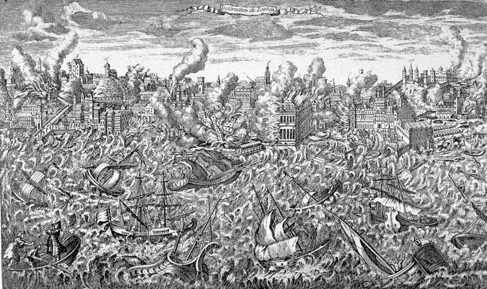 Lisboa no terremoto de 1º de novembro de 1755 · Unknown author Unknown author · 1755