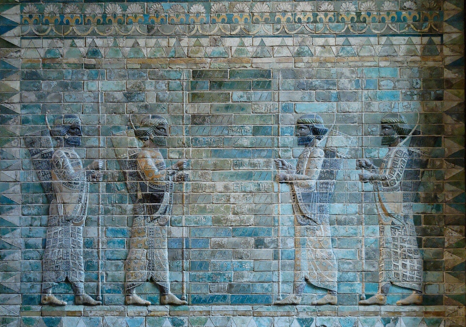 Friso dos arqueiros do palácio de Dario em Susa, c. 510 a.C. · Unknown artist Unknown artist · 2007-01-04 15:11:37