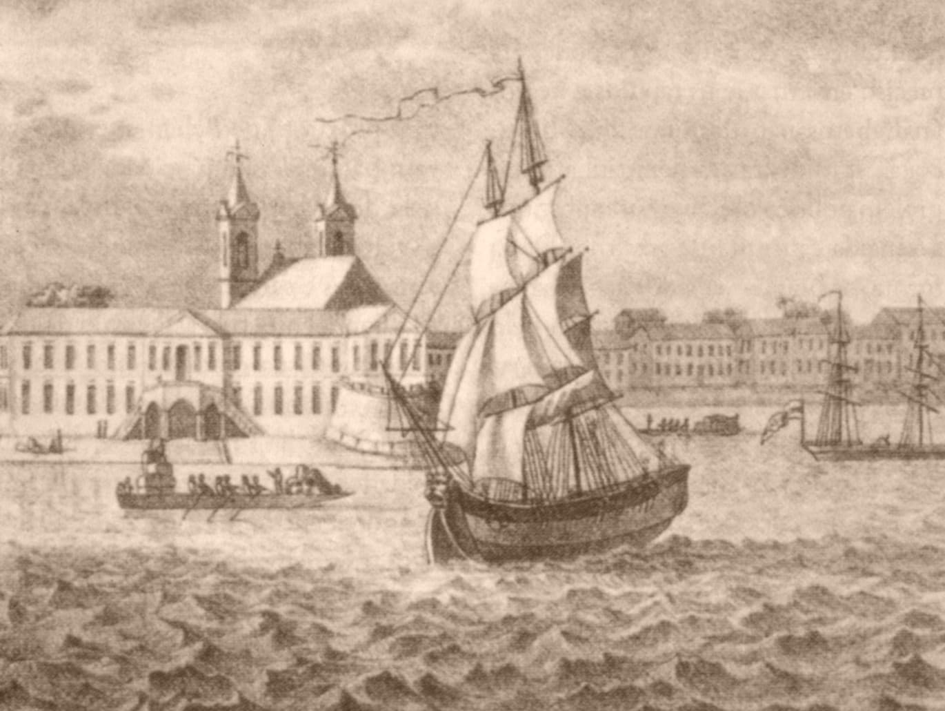 Belém do Pará, por volta de 1825 · Johann Baptist von Spix &amp; Carl Friedrich Philipp von Martius · circa 1825