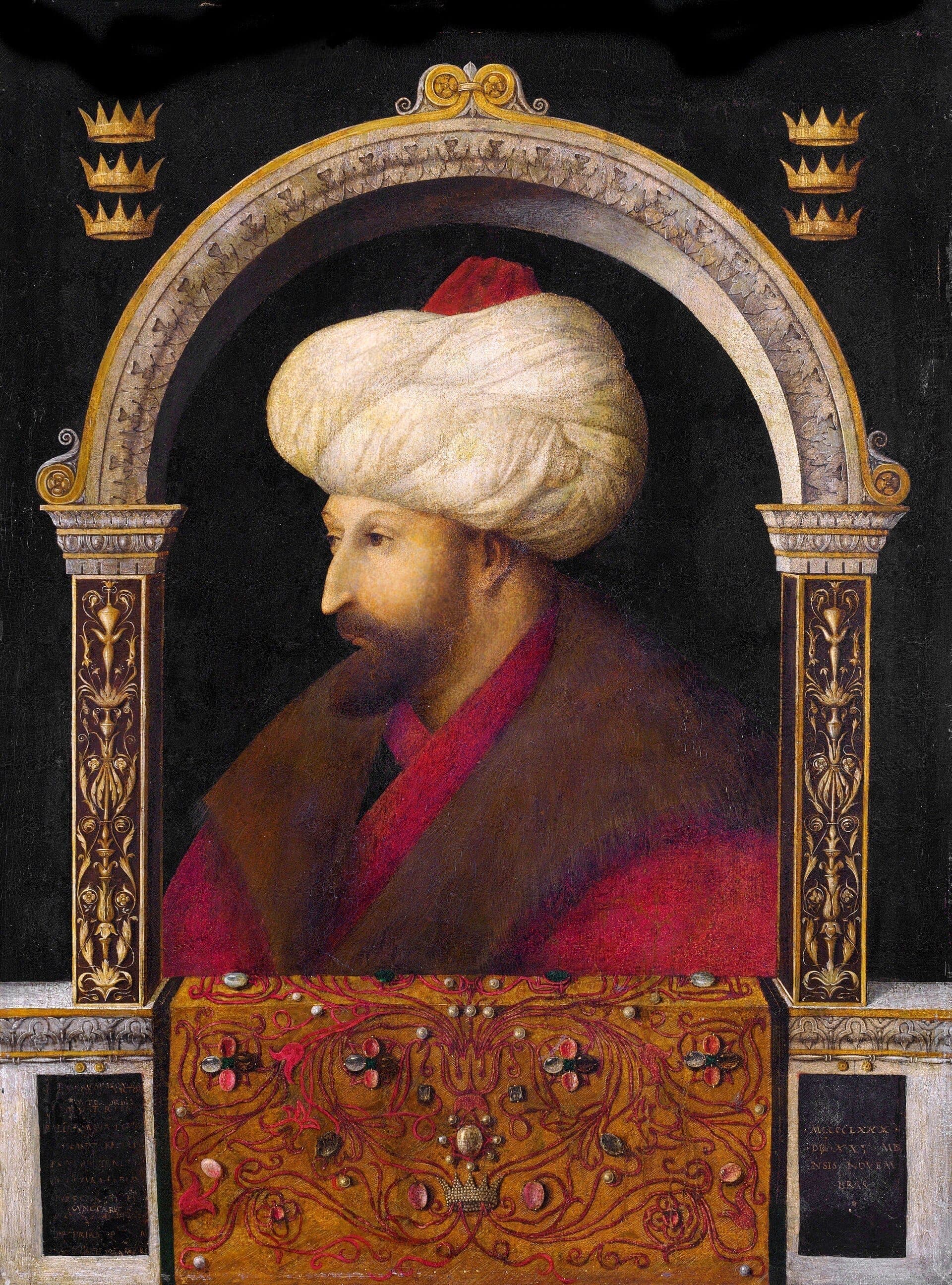 Mehmed II, por Gentile Bellini · Gentile Bellini · 1480
