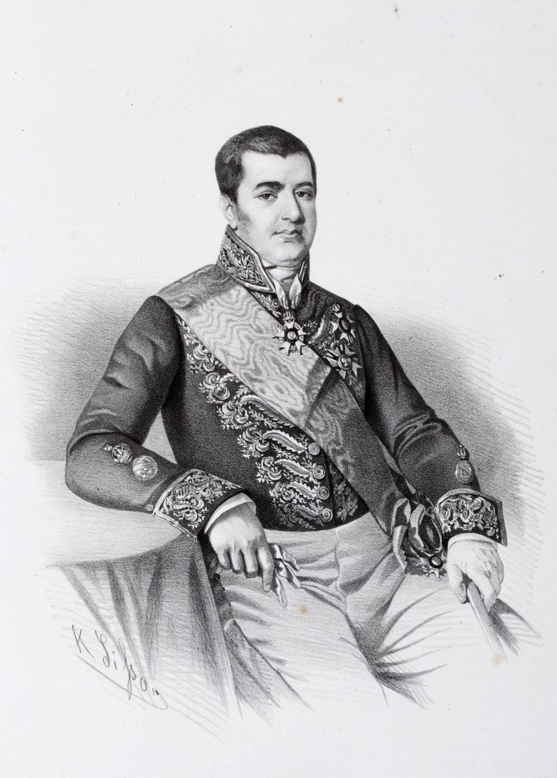 Bernardo Pereira de Vasconcelos · Sébastien Auguste Sisson (1824-1893) · circa 1858