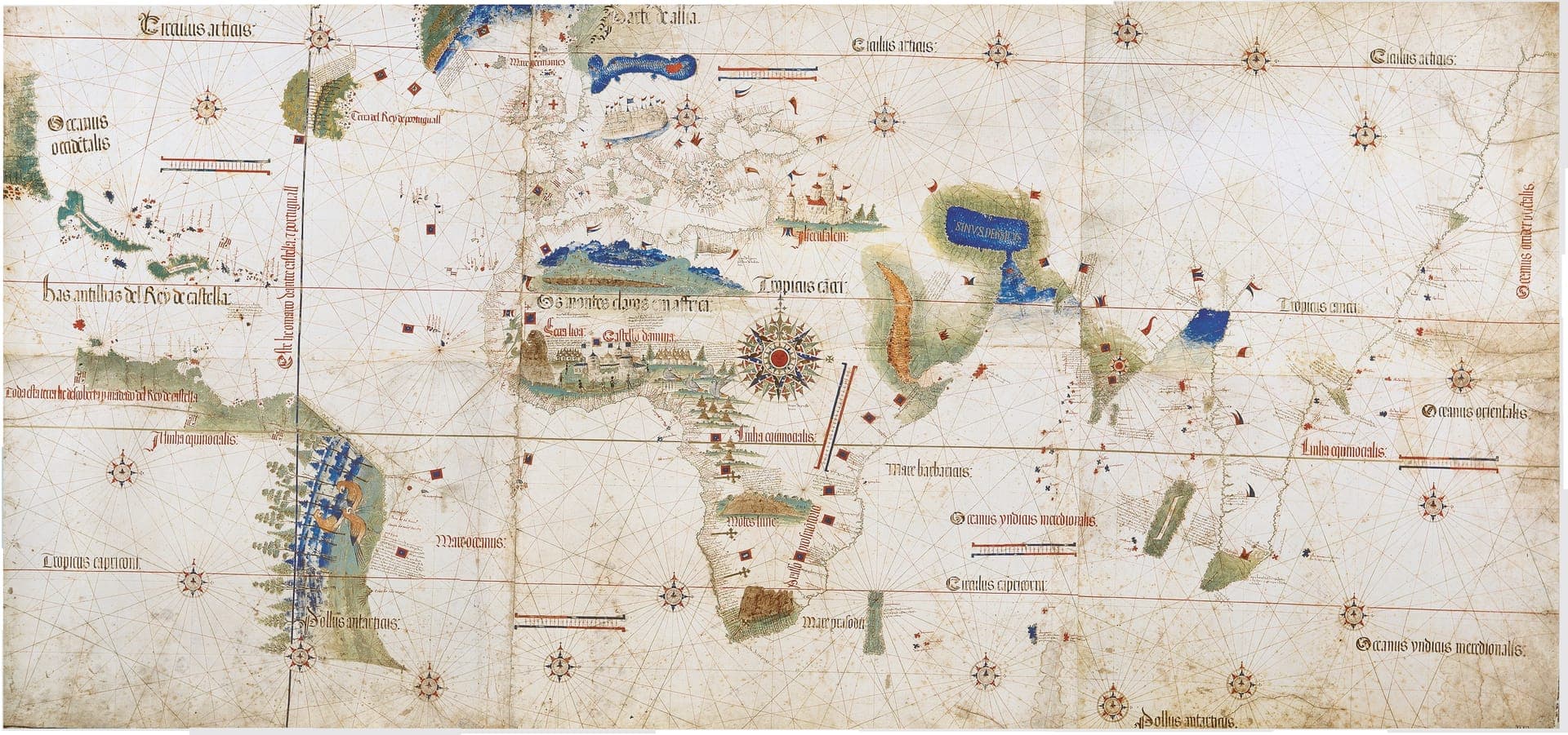 Planisfério de Cantino, 1502 · Unknown author Unknown author · 1502