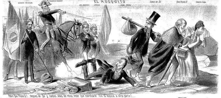 Charge argentina sobre a República brasileira, novembro de 1889 · Unknown author Unknown author · 1889-11-24