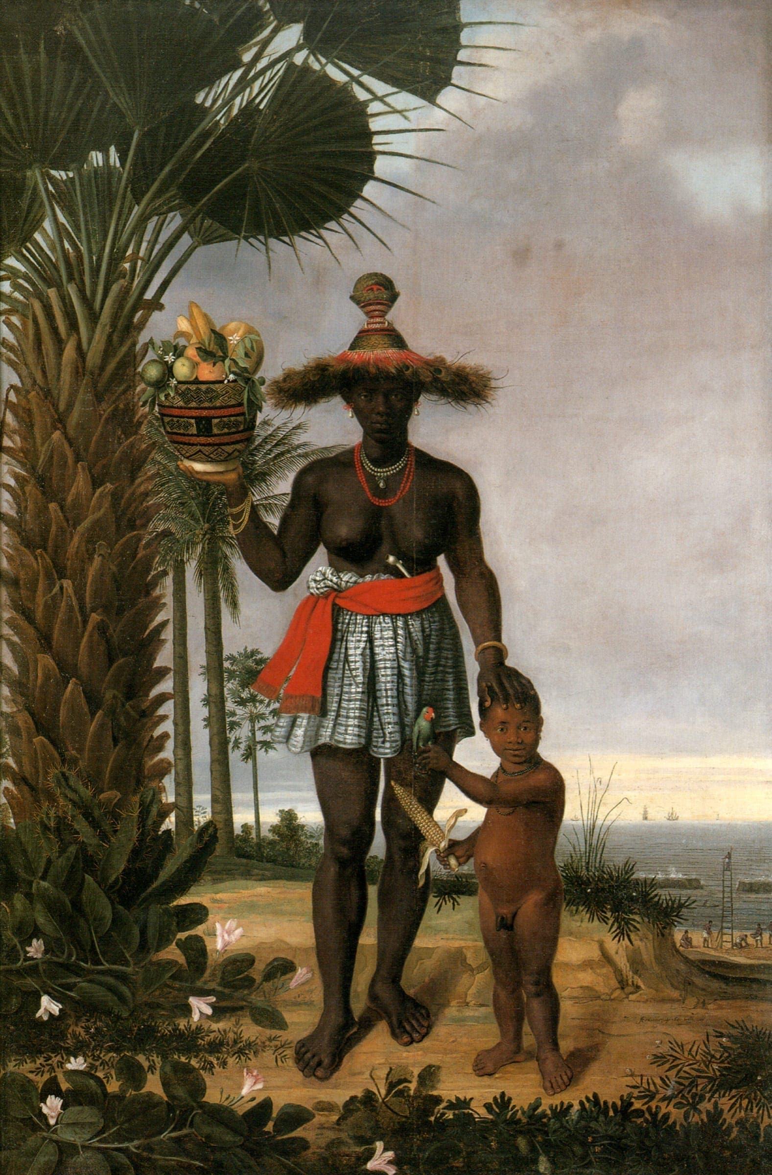 Mulher africana · Albert Eckhout · 1641