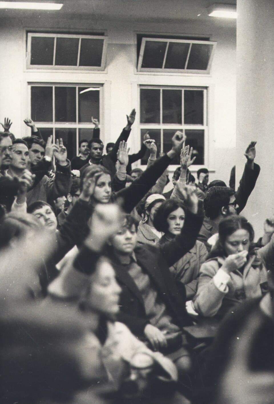 Reunião estudantil após a passeata dos 100 mil · Unknown Unknown · 27 June 1968