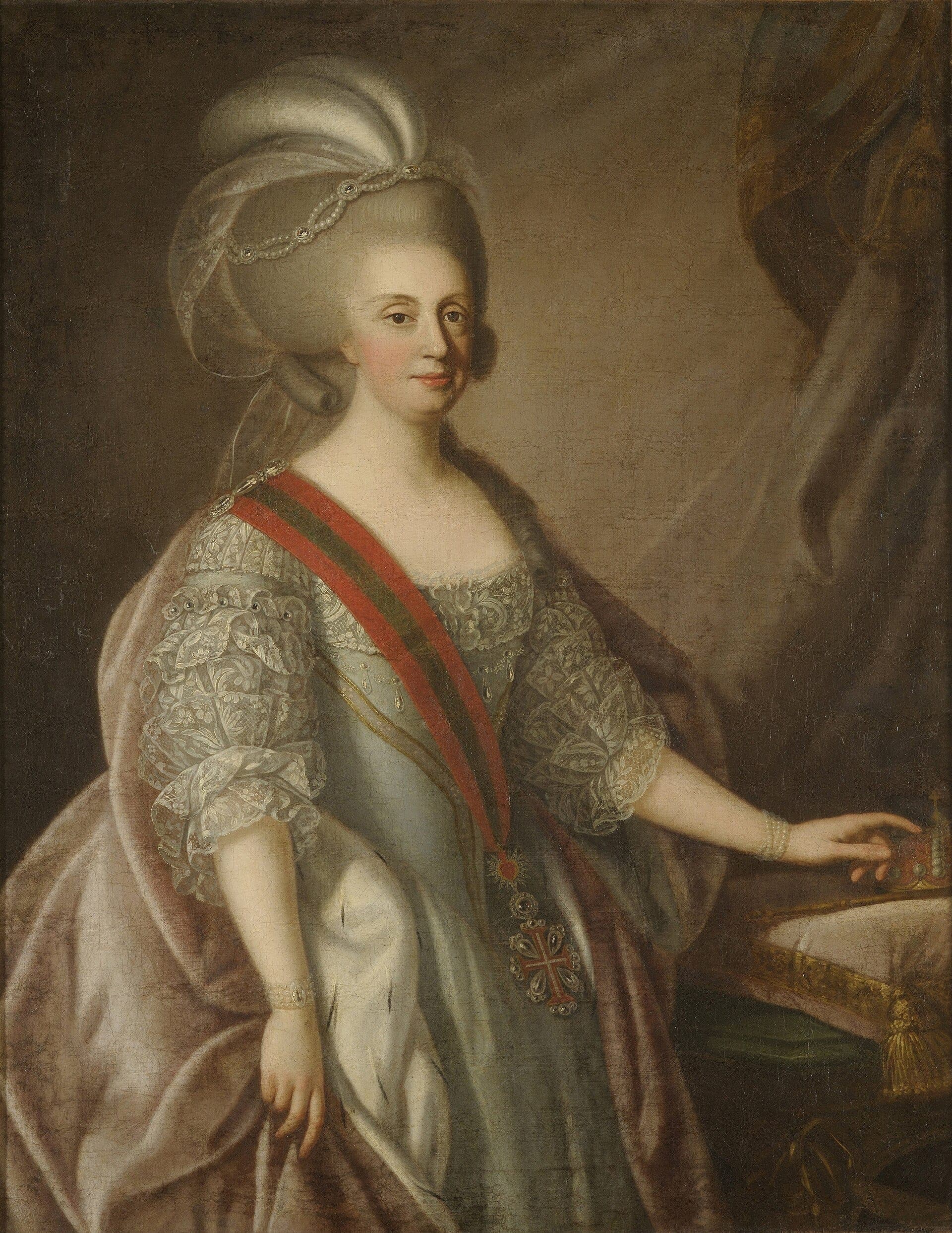 Dona Maria I, rainha de Portugal · Attributed to Giuseppe Troni · 1783