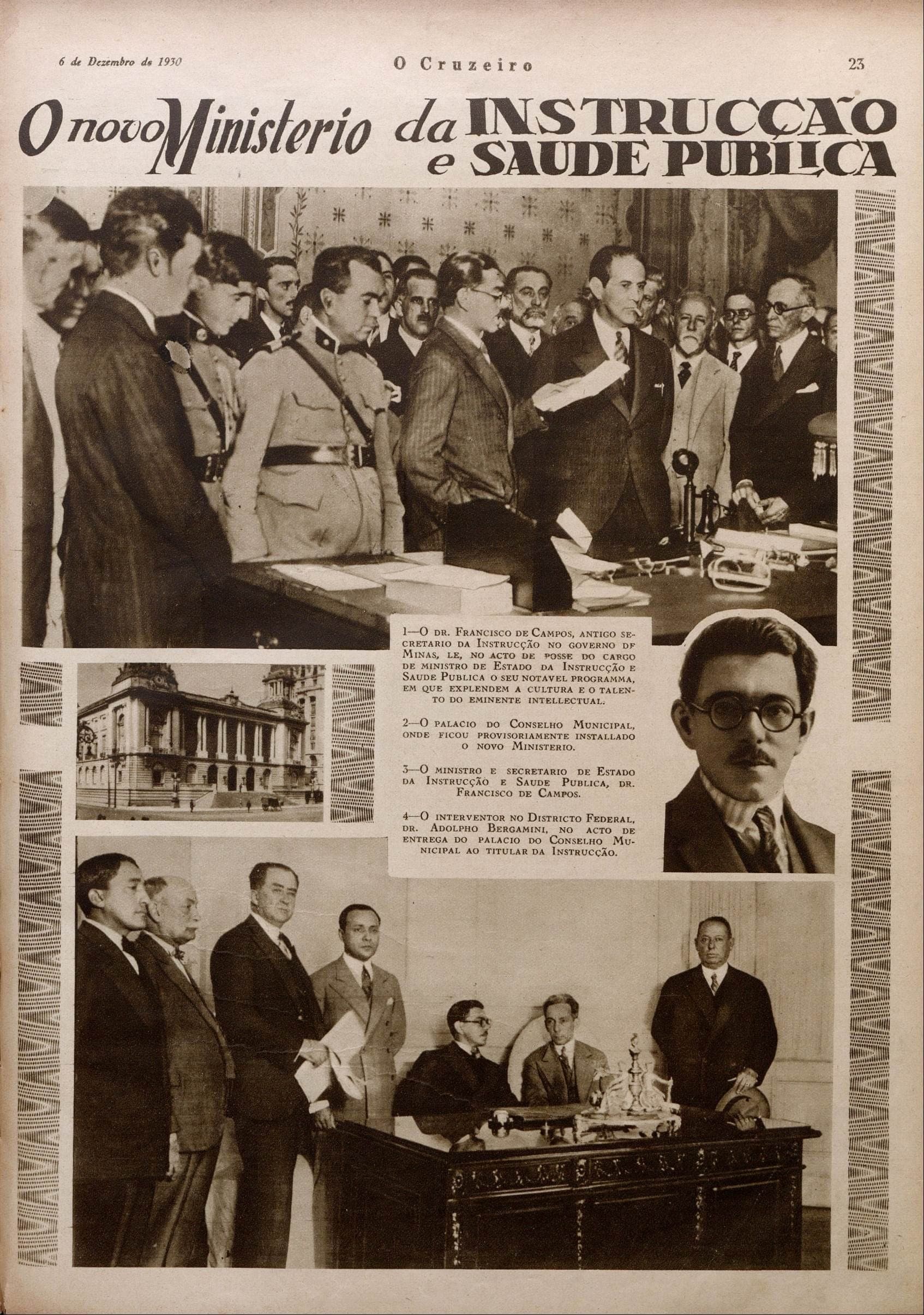 Francisco Campos, em novembro de 1930 · Unknown author Unknown author · November 1930
