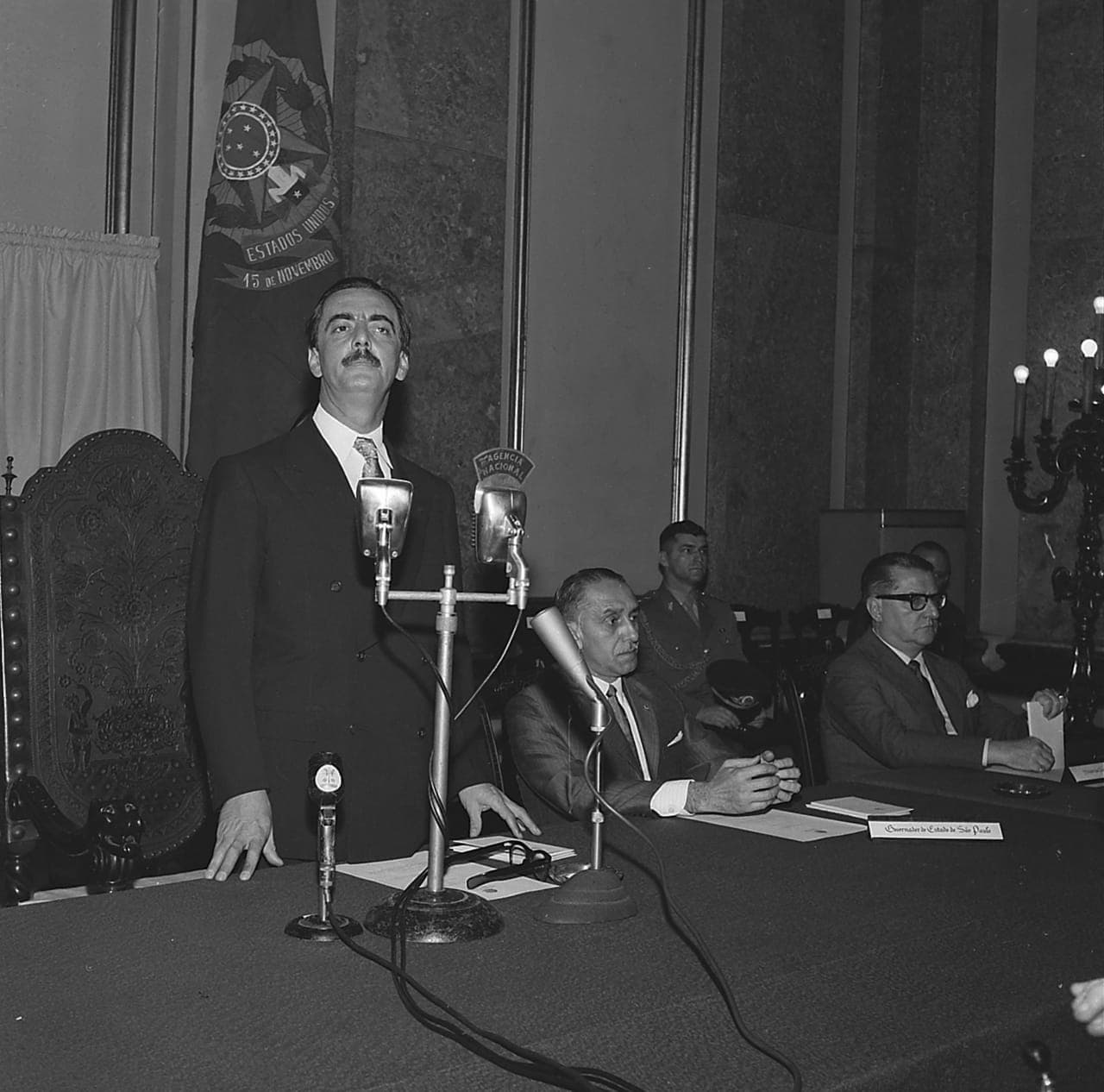 Jânio em reunião de governadores, junho de 1961 · Unknown author Unknown author · 29 June 1961