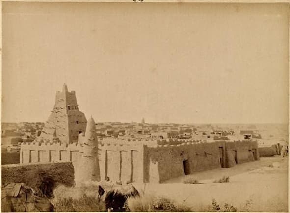 A mesquita de Sankoré, em Tombuctu, em 1893 · Louis Archinard (1850-1932) · 1893