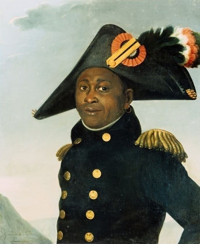 Toussaint Louverture, retrato por Alexandre-François-Louis de Girardin · Alexandre-François-Louis, comte de Girardin · Signed and dated 'Girardin a Nantes an '13'. (L’an XIII du calendrier républicain, correspond aux ann