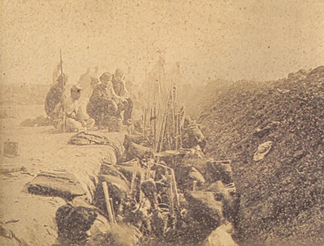 Trincheira em Tuiuti, 1866 · Bate y cia. · 1866