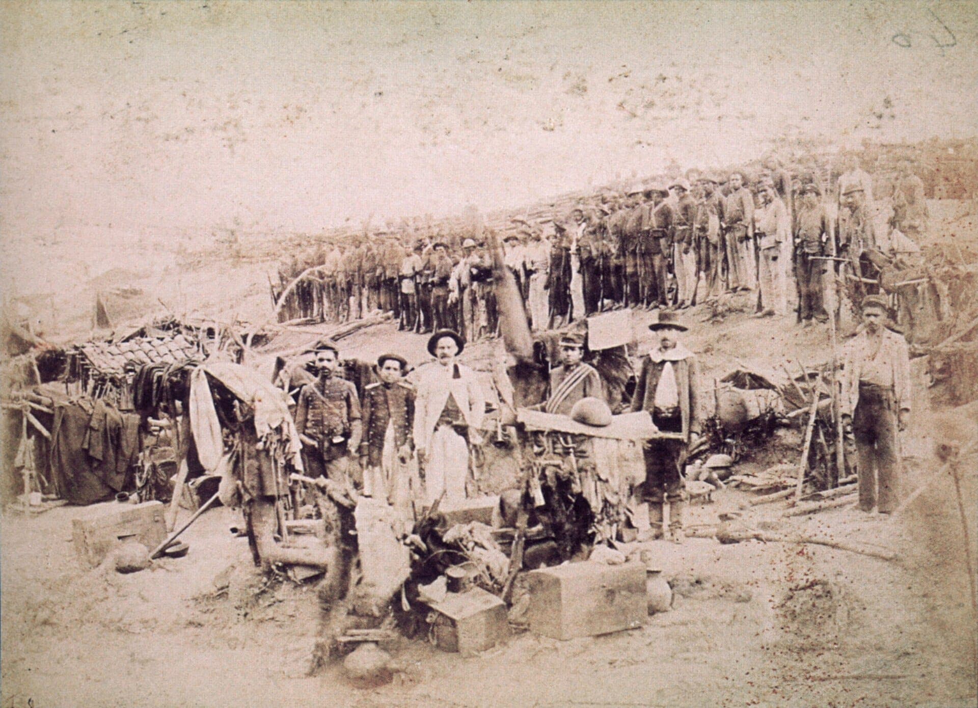 O 40º Batalhão de Infantaria em Canudos · Flávio de Barros · 1897