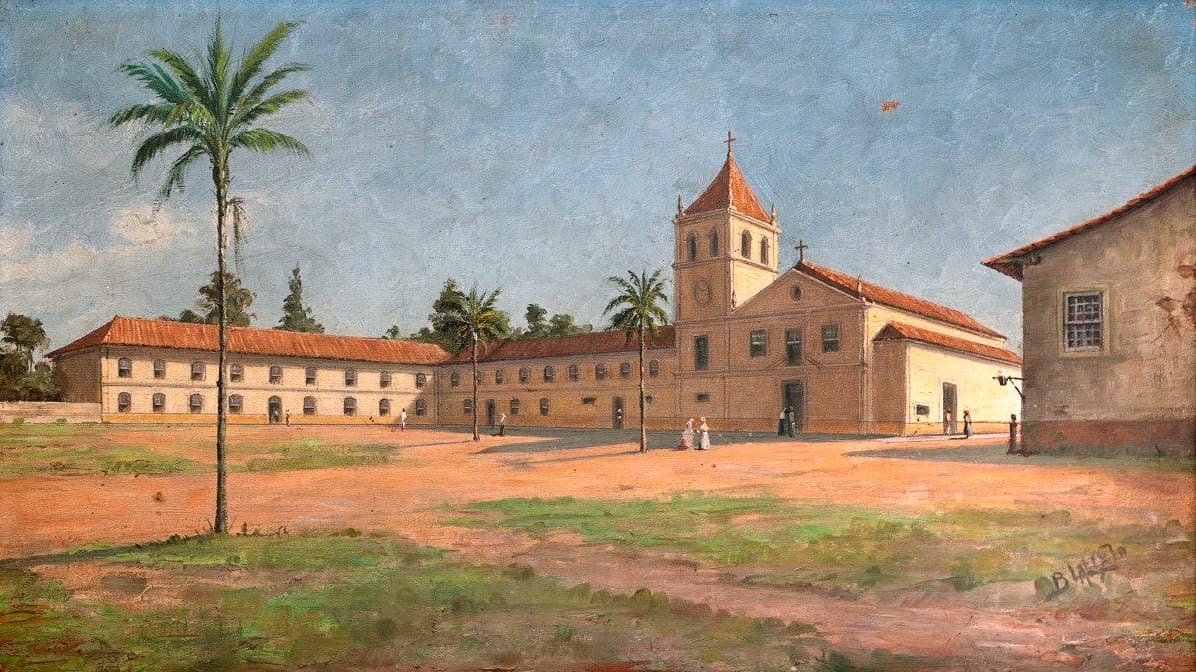 O Pátio do Colégio, por Benedito Calixto · Benedito Calixto · Unknown date
