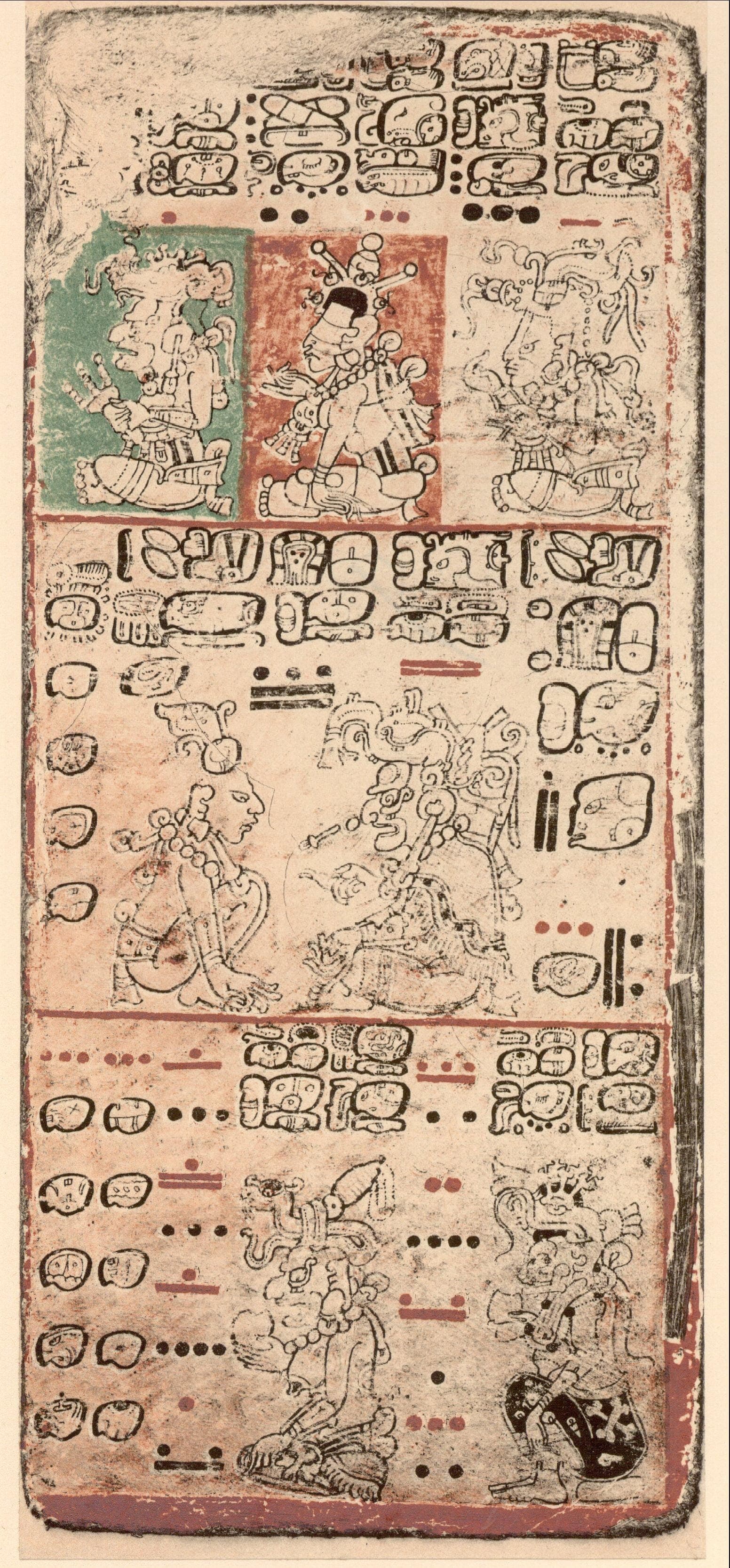 Página 9 do Códice de Dresden, na edição de Förstemann (1880) · Unknown author Unknown author · 1880
