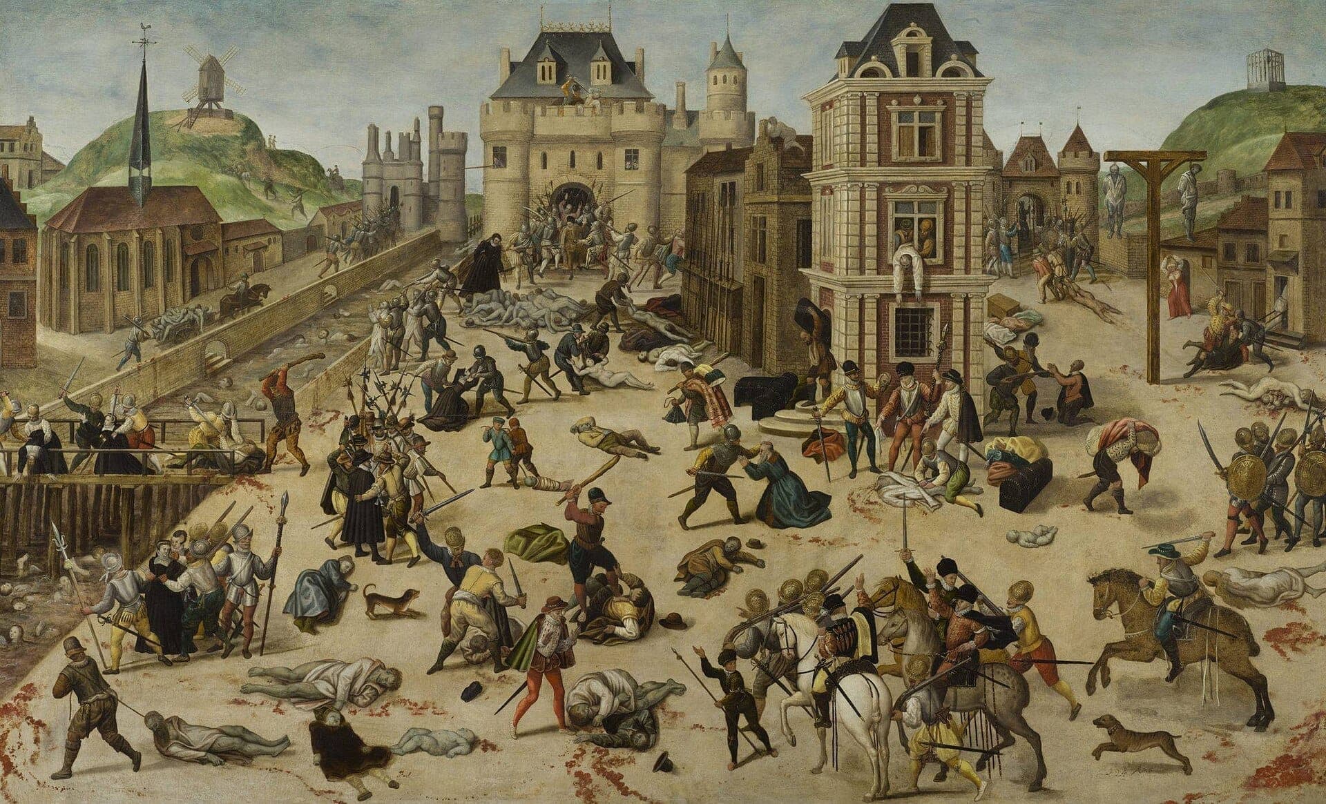 O massacre de São Bartolomeu, por François Dubois · François Dubois 1529-1584 · between circa 1572 and circa 1584