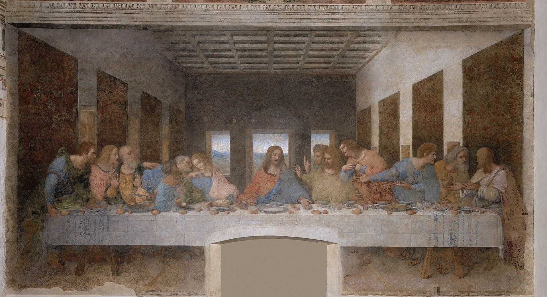 A Última Ceia, de Leonardo da Vinci, Santa Maria delle Grazie, Milão · Leonardo da Vinci · from 1495 until 1498