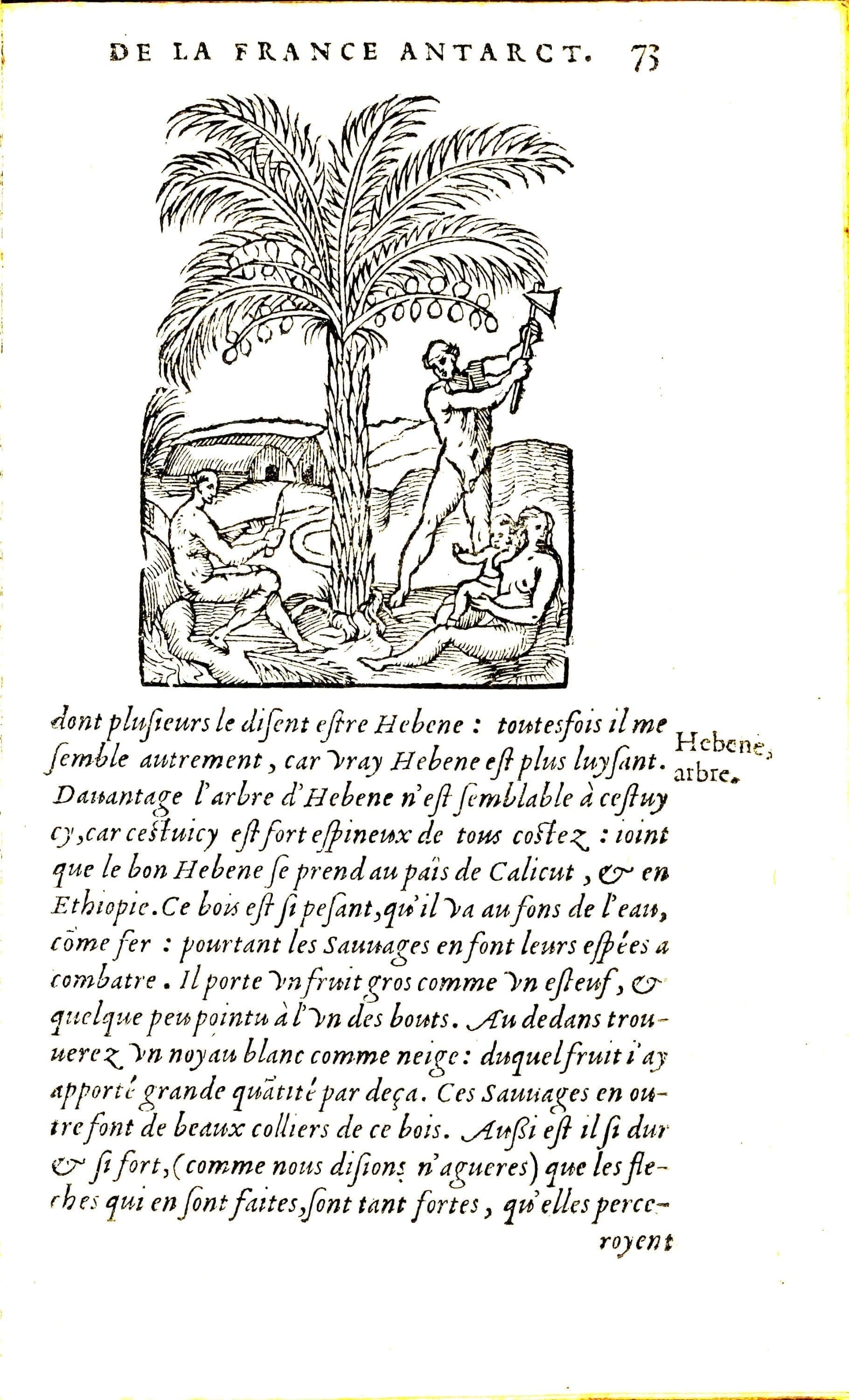 Frontispício de André Thevet, 1558 · THEVET, André (1502-1590) · 1558