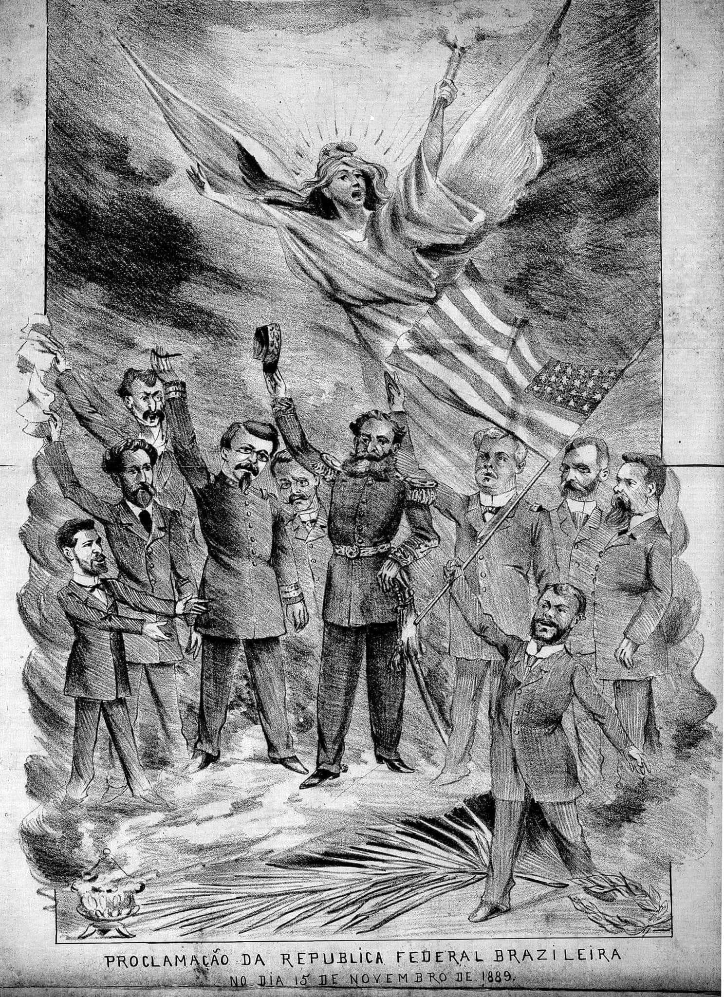 Lopes Trovão em ilustração de novembro de 1889 · Unknown author Unknown author · 1889-11