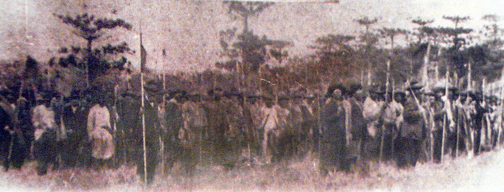 Batalhão de lanceiros na Revolução Federalista · Unknown author Unknown author · 1893