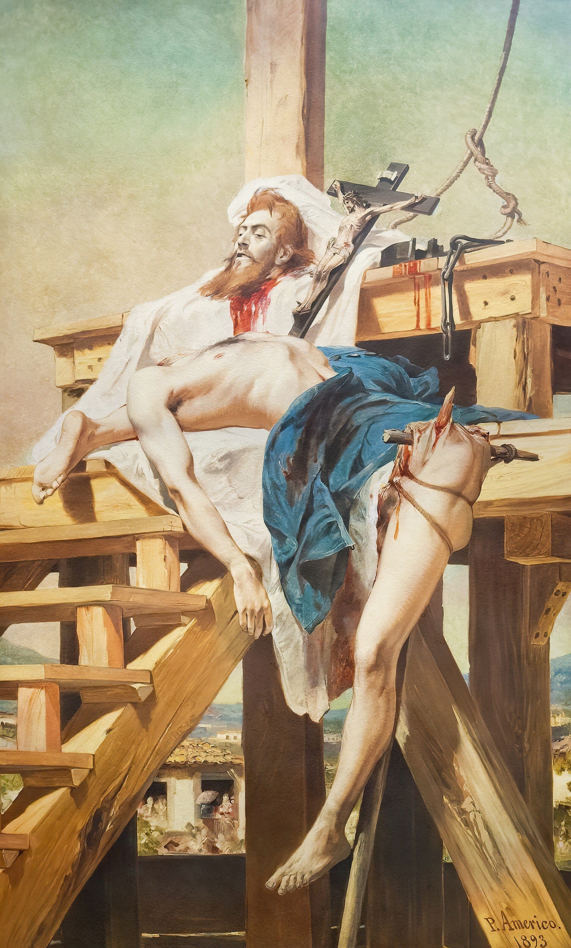 Tiradentes esquartejado, por Pedro Américo, 1893 · Pedro Américo · 1893