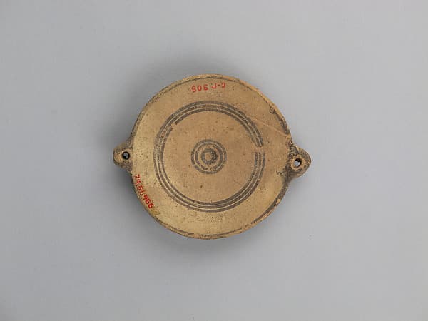 Plate · Cypriot · 850–750 BCE · Terracotta