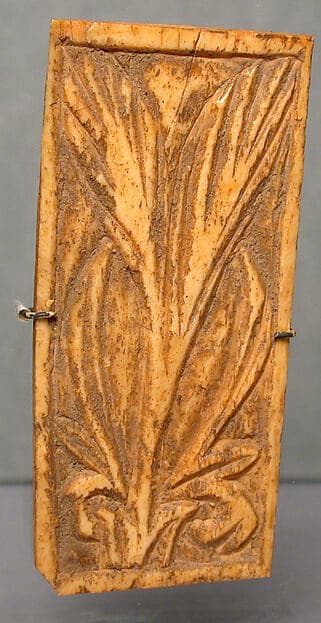 Panel with Wheat Sheaves · Late Roman/Early Byzantine · 4th–6th century · Bone